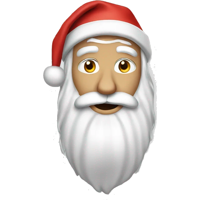 White Santa emoji
