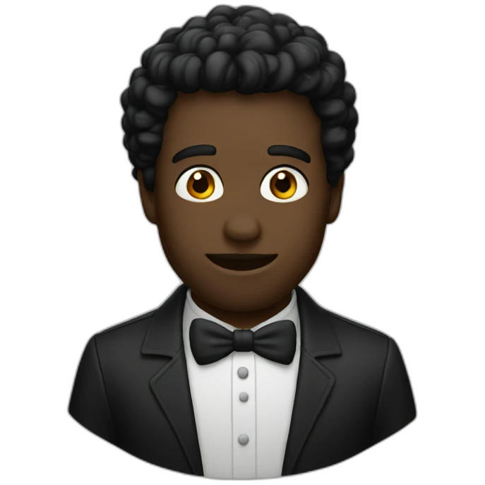 homme noir emoji