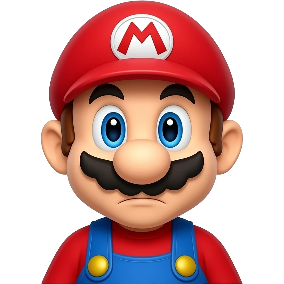 mario tired emoji