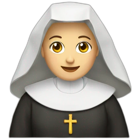 Monja Santa Cándida hijas de Jesús jesuitinas emoji
