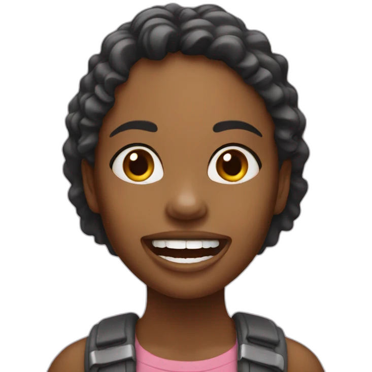 girl with long biscuit teeth emoji