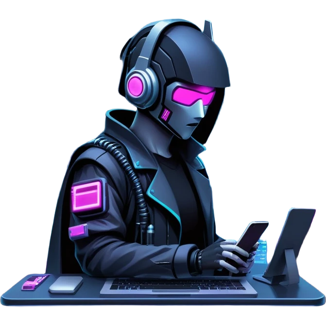 Dark night cyberpunk, cybercore, vaporwave aesthetic emoji