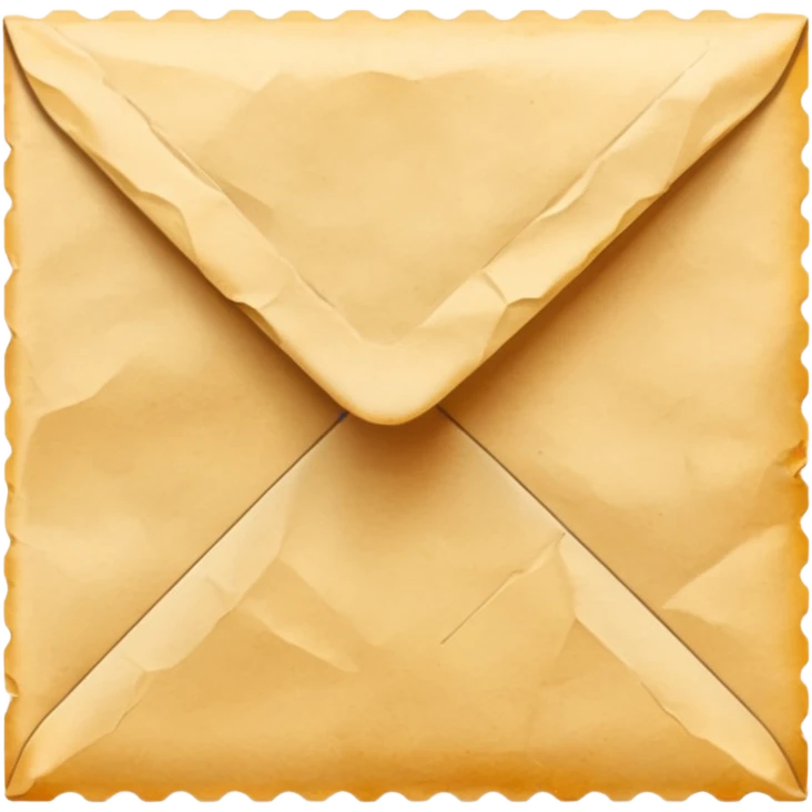 Letter with stamp on it emoji
