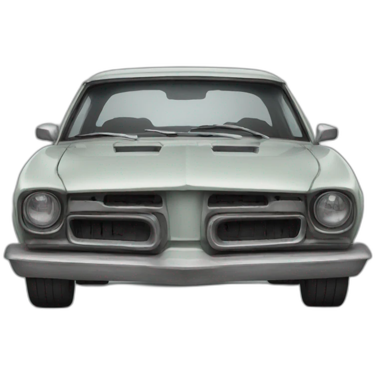 screaming car emoji