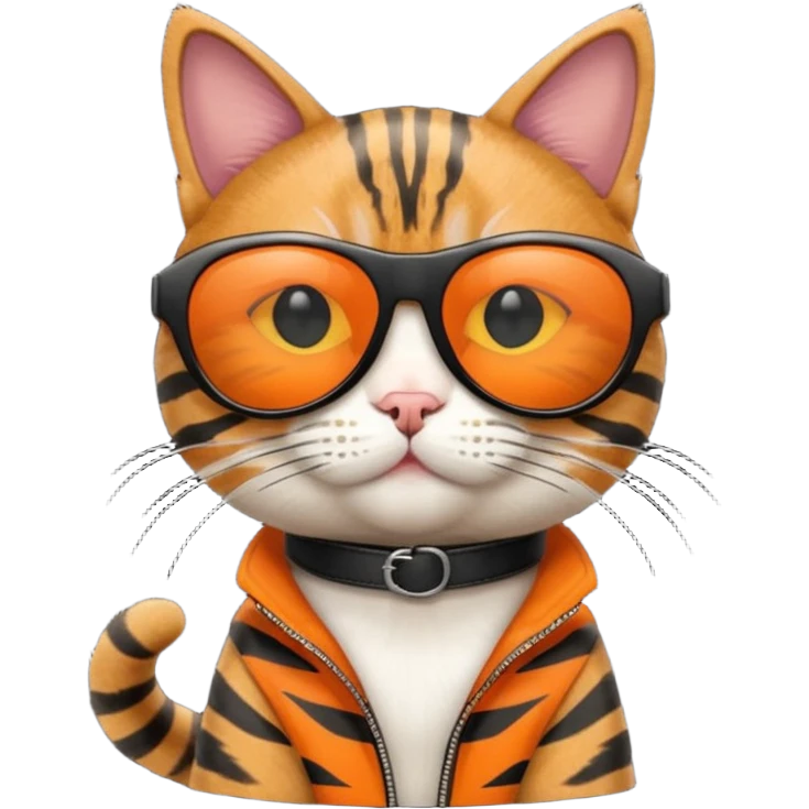 Cat wearing sunglasses emoji