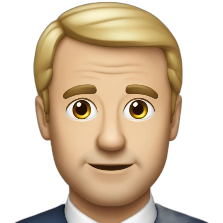 une chenil sur macron emoji