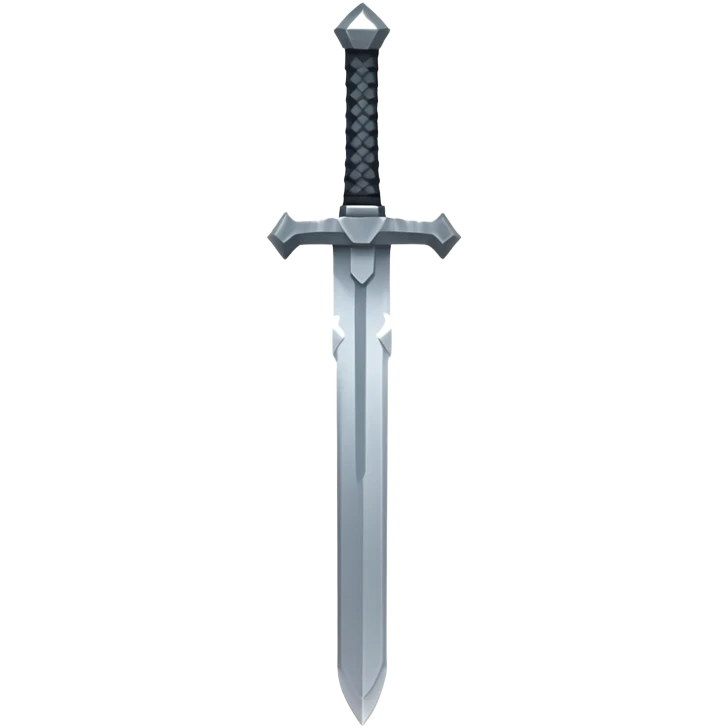 Minecraft Iron Sword emoji