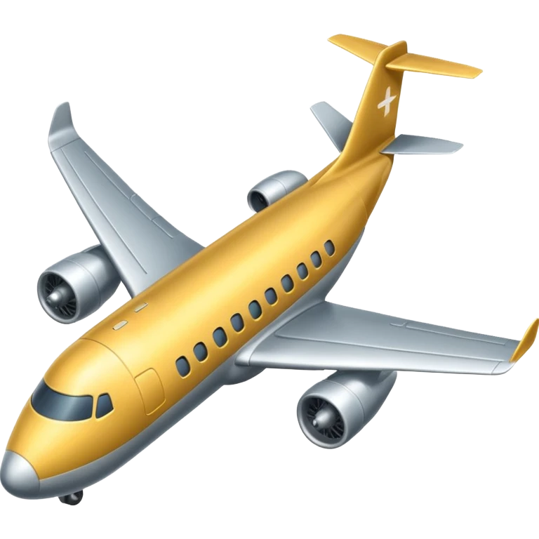 Grey airplane emoji