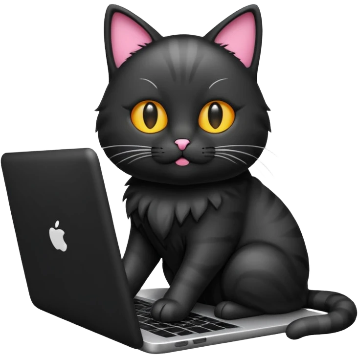 Cat laptop emoji emoji