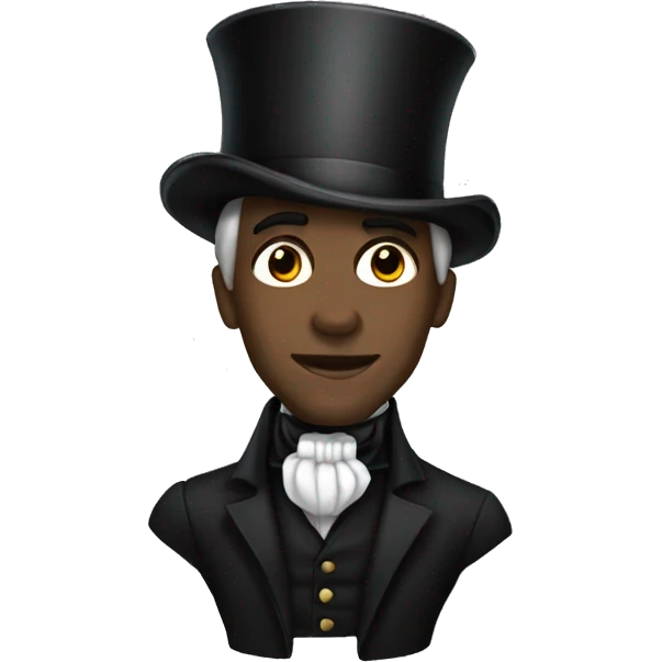 aaron burr with tophat emoji