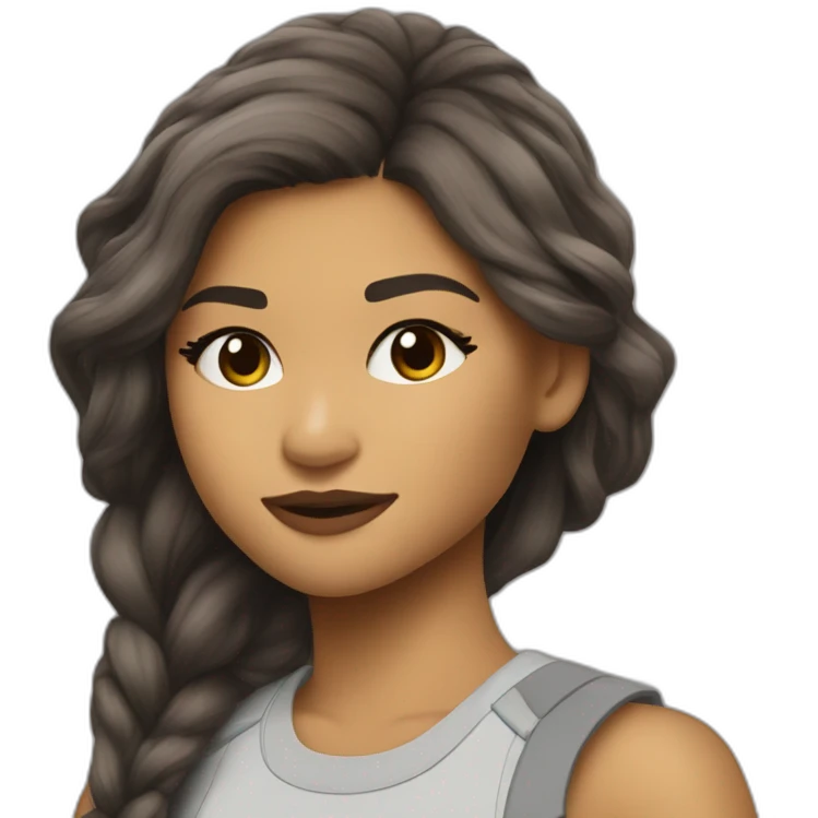 Zendaya in hunger games emoji