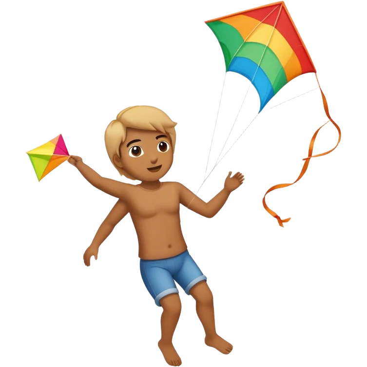 flying a kite emoji