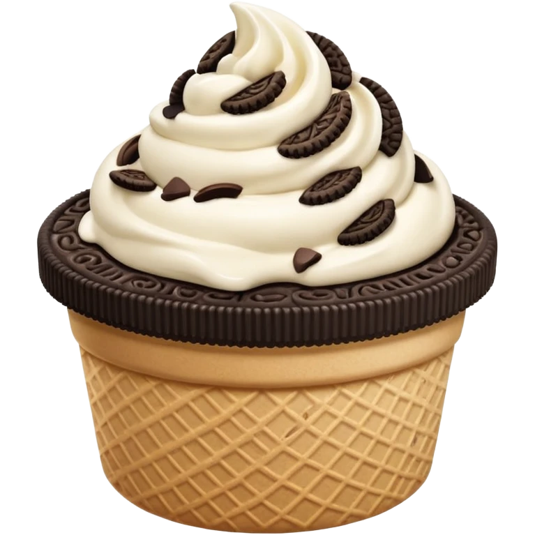 oreo ice cream emoji