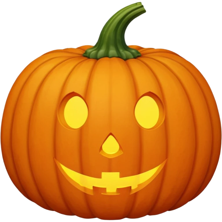 pumpkin without face emoji