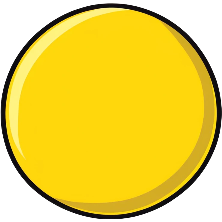 yellow round cartoon emoji