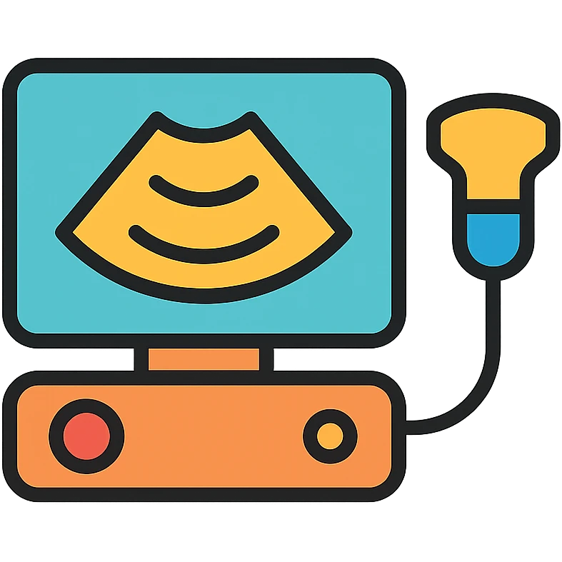 simple ultrasound icon emoji