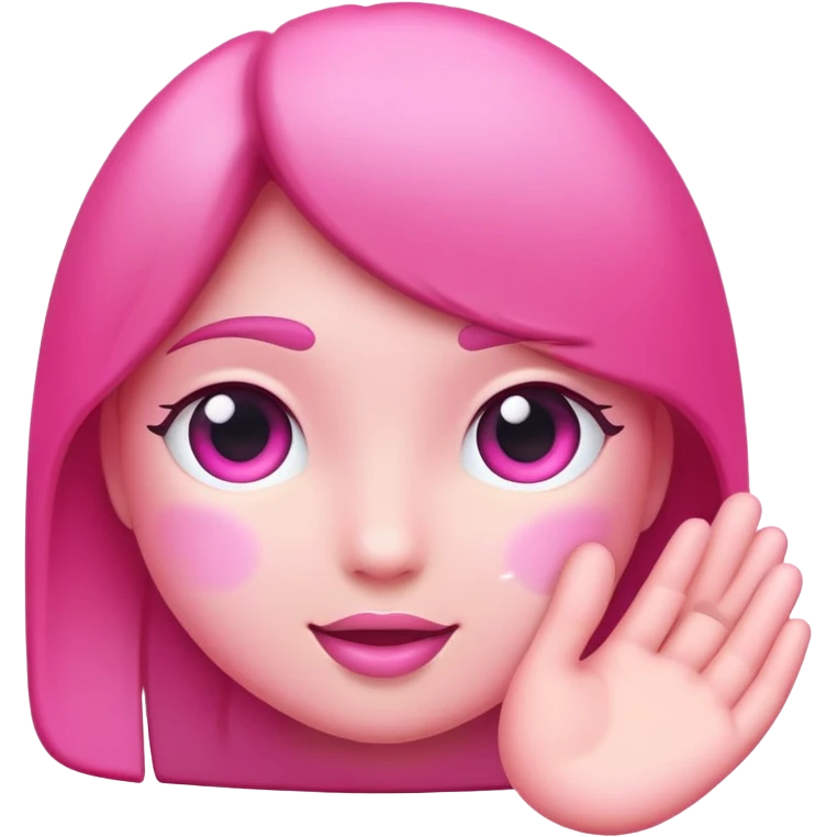 Pink emoji