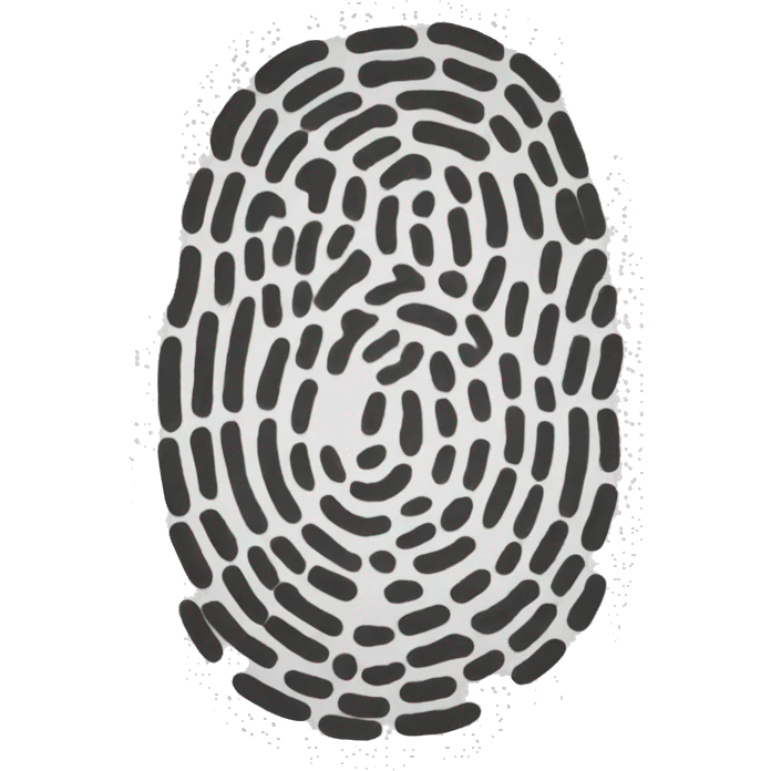 finger print emoji