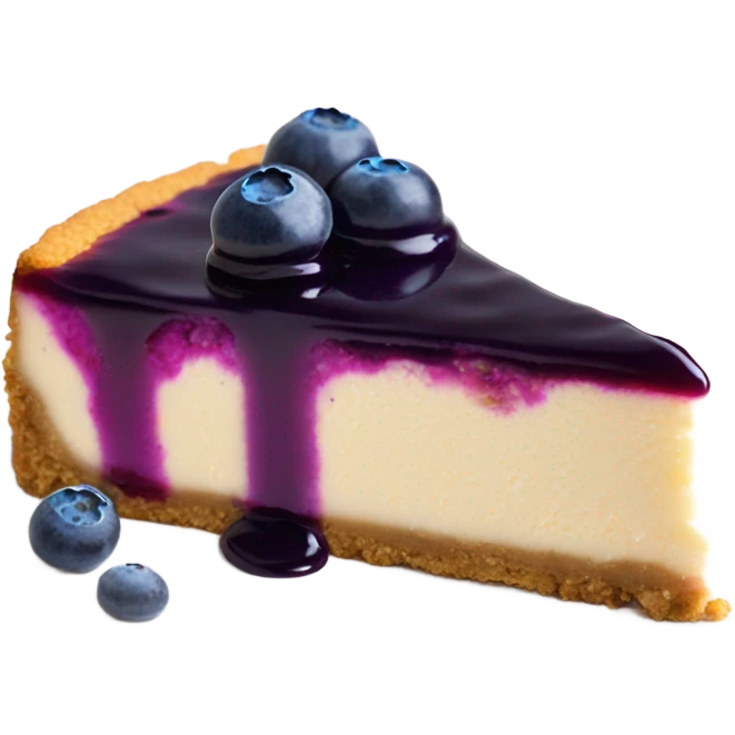Blueberry Cheesecake  emoji