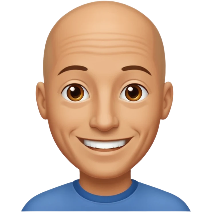 a bald man, Eli Ben-Sasson smiling emoji