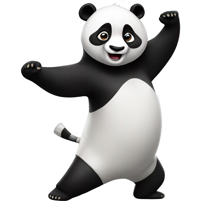 panda dancing emoji