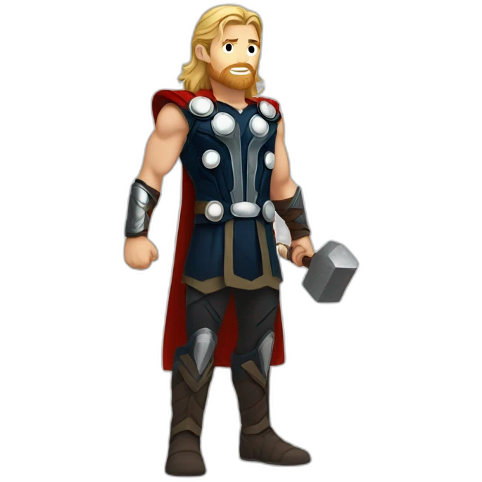 fullbody thor emoji