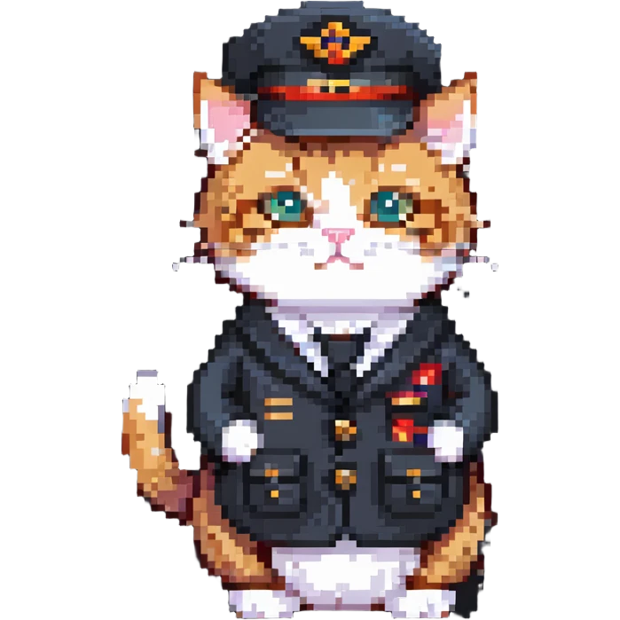 postman cat, very cute emoji
