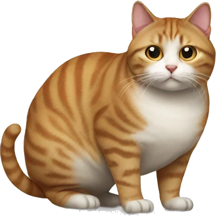 Cat with fat butt emoji
