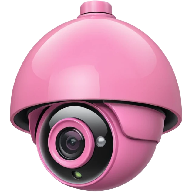 Security Camera pink  emoji