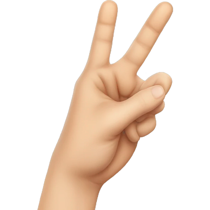 raised finger emoji