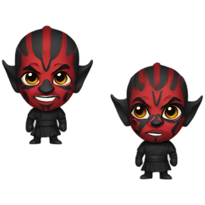 Darth Maul wears an LGBT T-shirt emoji