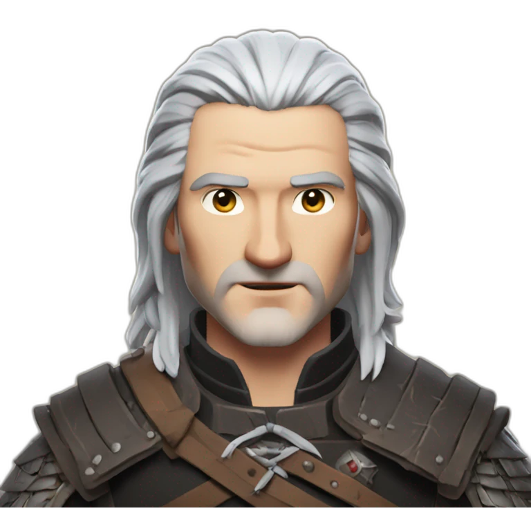 The witcher from the witcher cooking emoji