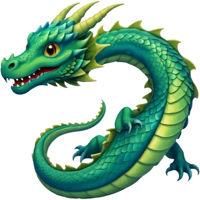 dragon in the sea emoji