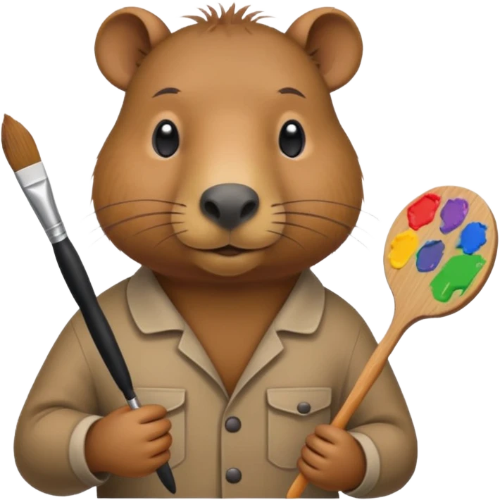 capybara artist emoji