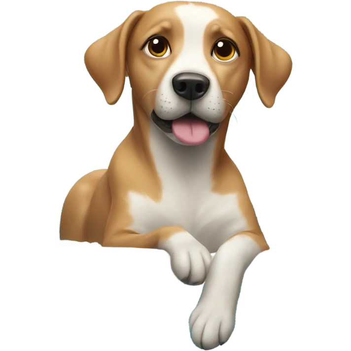 Dog in a pool emoji