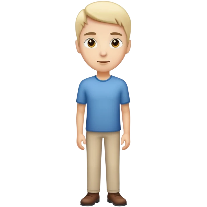 Person with excellent posture standing tall and straight emoji