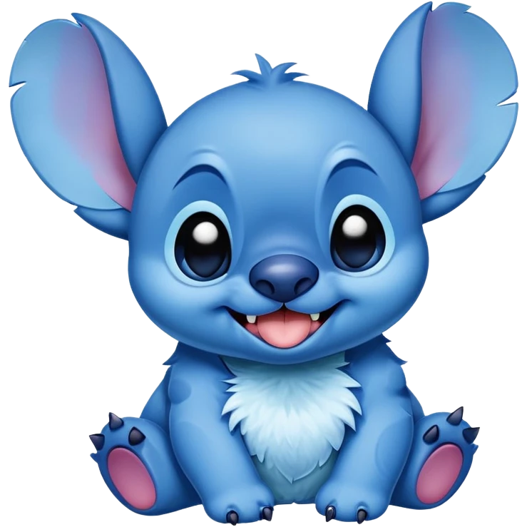 Stitch sends a kiss emoji