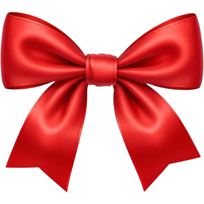 A red bow emoji