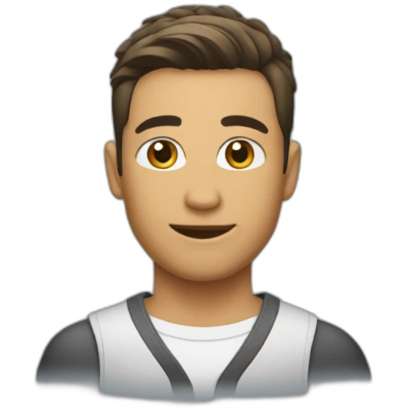 Taper hair cut emoji