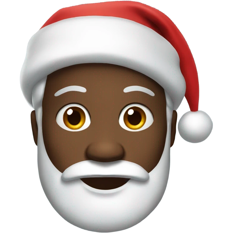 Black Santa Claus emoji