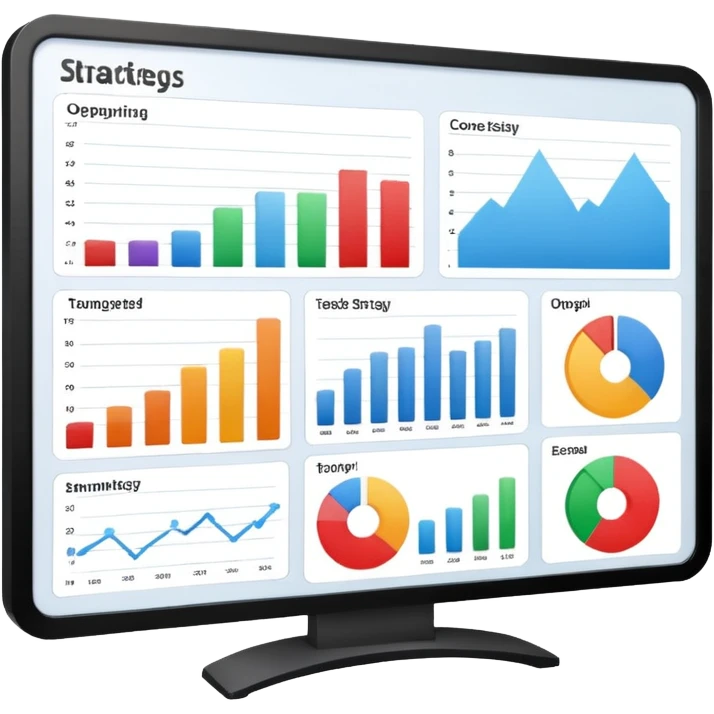 business strategy bord white emoji