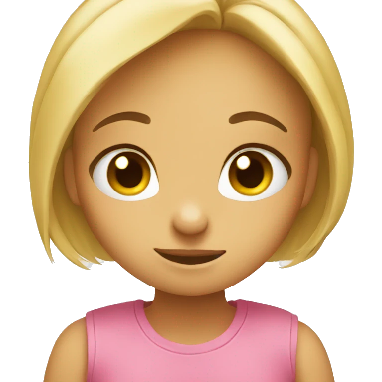 Shy girl  emoji
