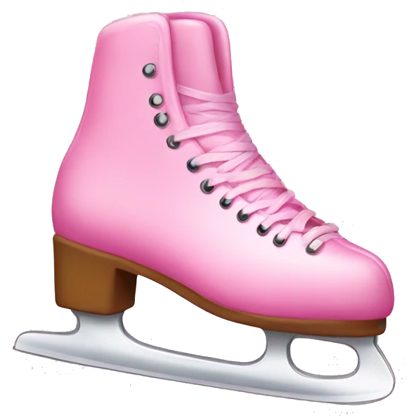 pink ice skate emoji