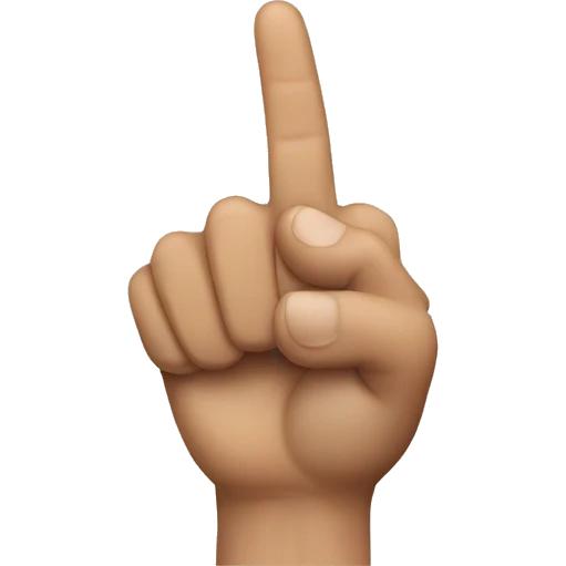 finger gun gesture emoji