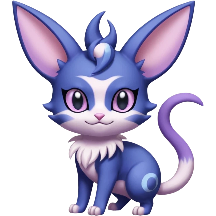  Fey Toony Meowstic-Espeon-Skitty-Delcatty-Sprigatito-Purrloin-fusion-hybrid emoji