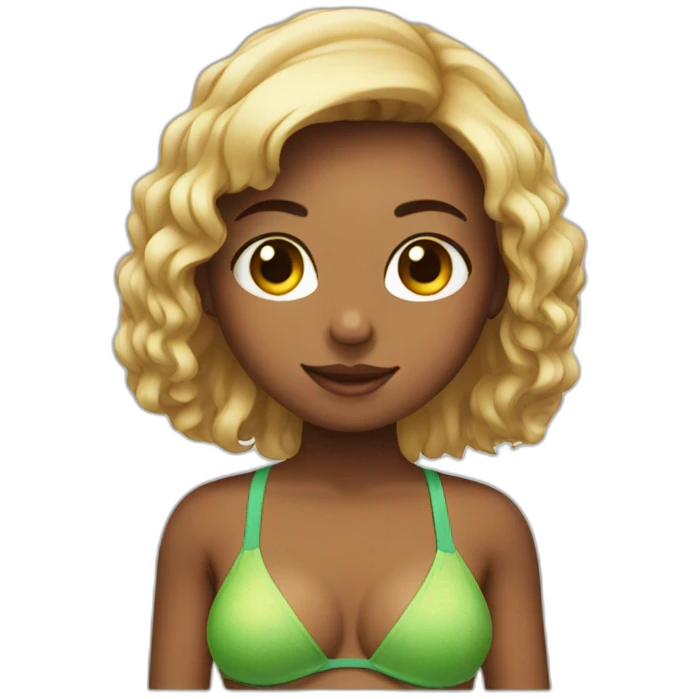 girl in bikini emoji