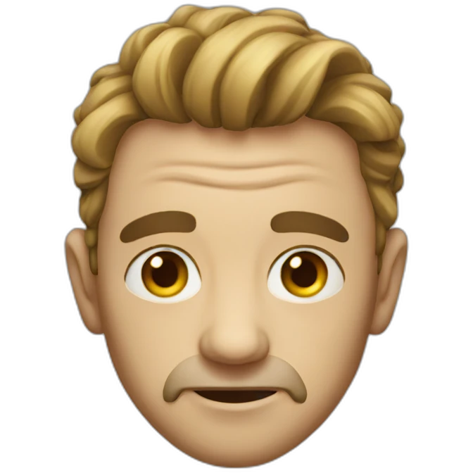 Ugly man emoji