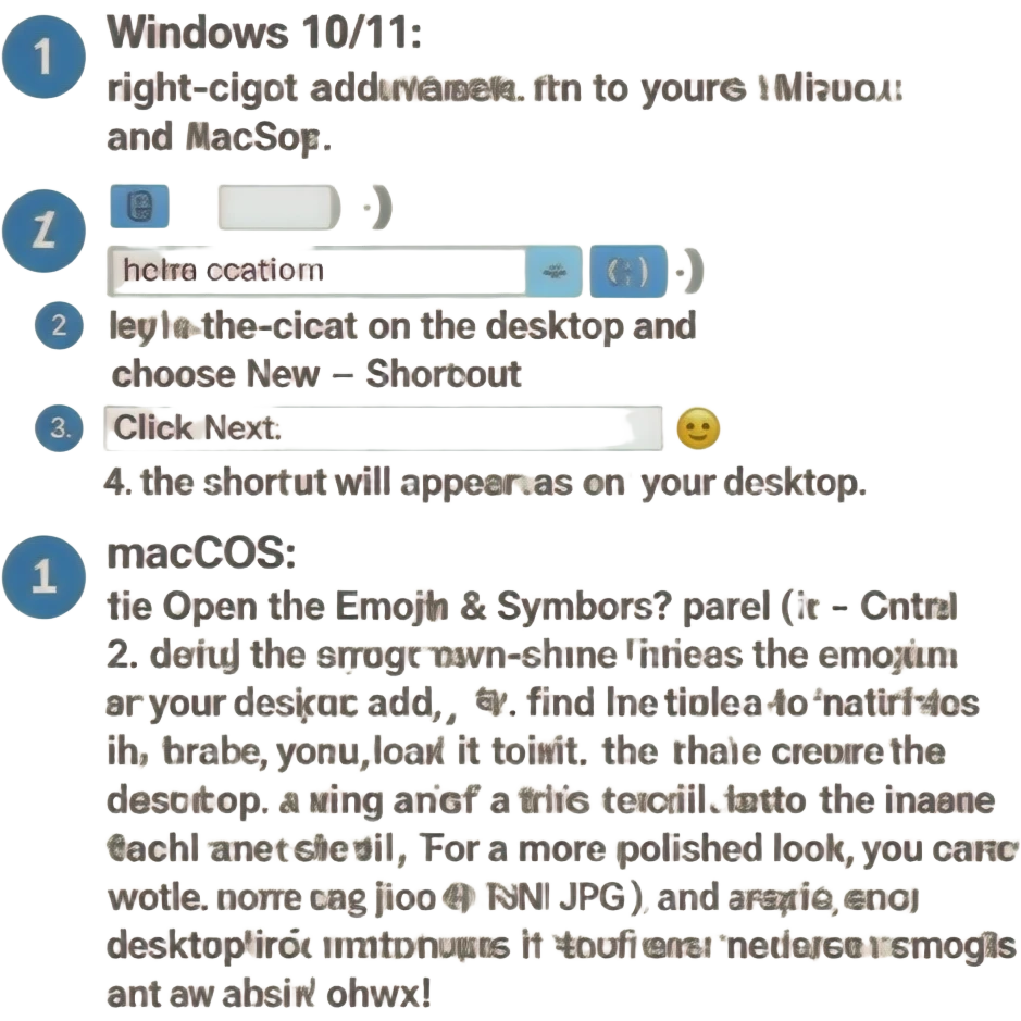 Ты можешь добавлять эмодзи на рабочий стол? emoji