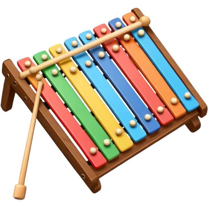 Xylophone instrument emoji