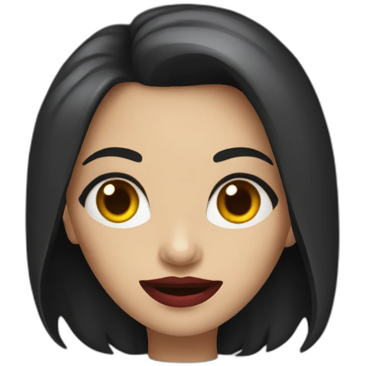 Female vampire brunette emoji